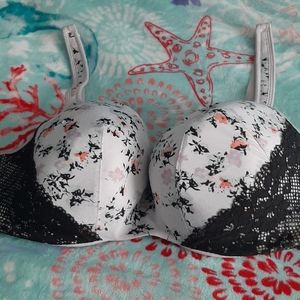 White Balconette Bra 40F